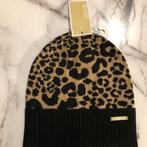 2 DAY ONLY BLACK FRI SALE!! Leopard M. Kors beanie